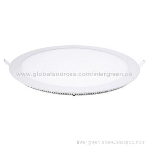 24W Ultra-slim LED Panel Light/Downlight, 2835 SMD, CE, RoHS, FCC Marks, 3-year Warranty